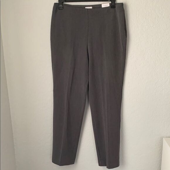 Chico's Pants - NWT Chico’s Gray Women’s Pants Ultimate Fit Straight Leg Zipper Size 2/12